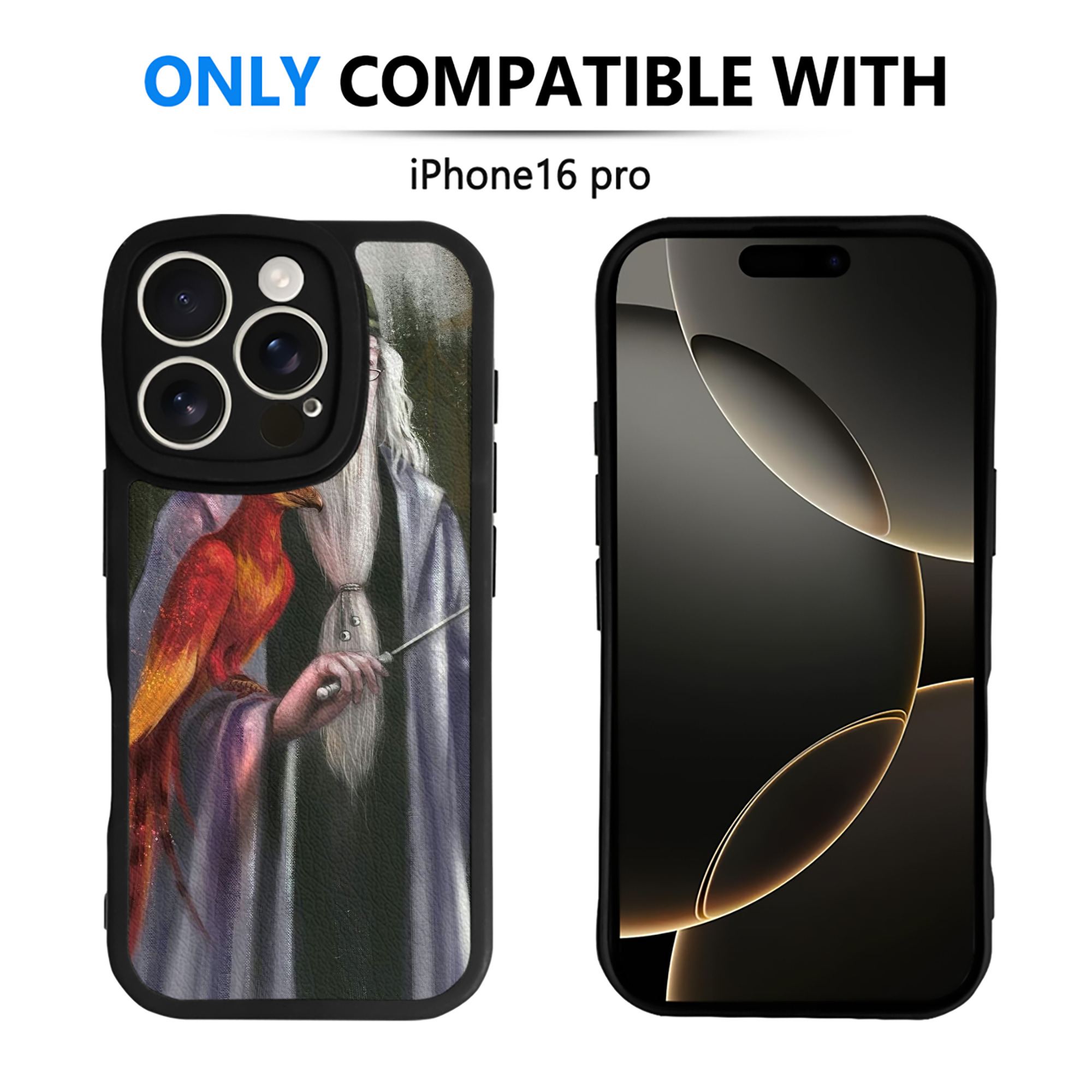 （画像用） Harry Potter ハリー・ポッターシリーズ 【iPhone 16シリーズ対応】シリコンスマホケース（レザー調） 材質：シリコン